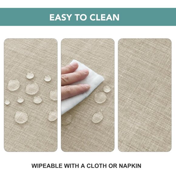 Stylish 60-Inch Round Table Cover with Invisible Zipper - Perfect for Patios - Picture 5 of 8